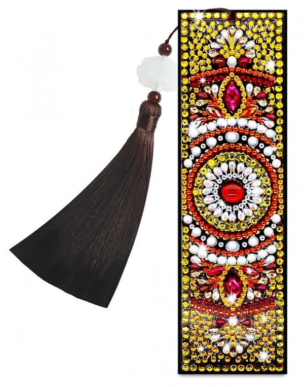 Diamantbroderibogmærke - Mandala
