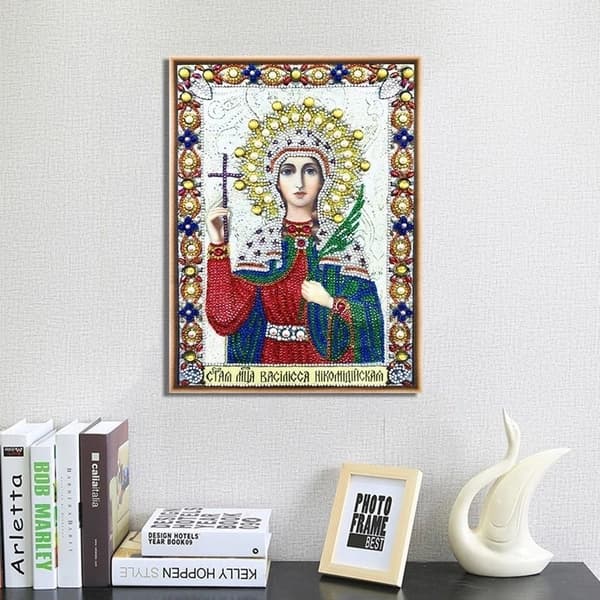 Diamantbroderi Maria Vasilisa af Nikomedia 30x40 cm