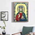 Miniatyrbillede 2 af 5: Diamantbroderi Jesus den Retfærdige 30x40 cm