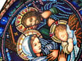 Miniatyrbillede 4 af 5: Diamantbroderi Guds familie 30x40 cm
