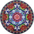 Miniatyrbillede 1 af 5: Diamantbroderi Geometrisk Mandala 30x30 cm