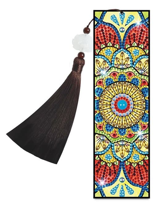 Diamantbroderi bogmærke bogmærker - Mandala