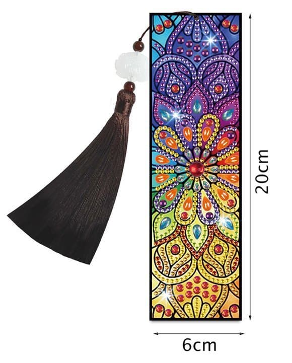 Diamantbroderi bogmærke bogmærker - Mandala