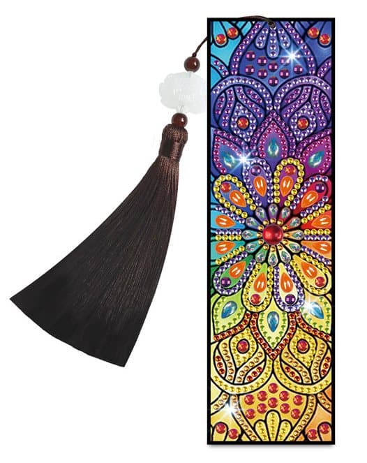 Diamantbroderi bogmærke bogmærker - Mandala