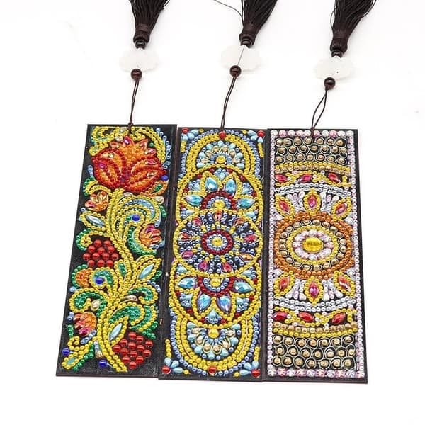 Diamantbroderi Bokmärke Bokmärken Set om 2 - Ornament