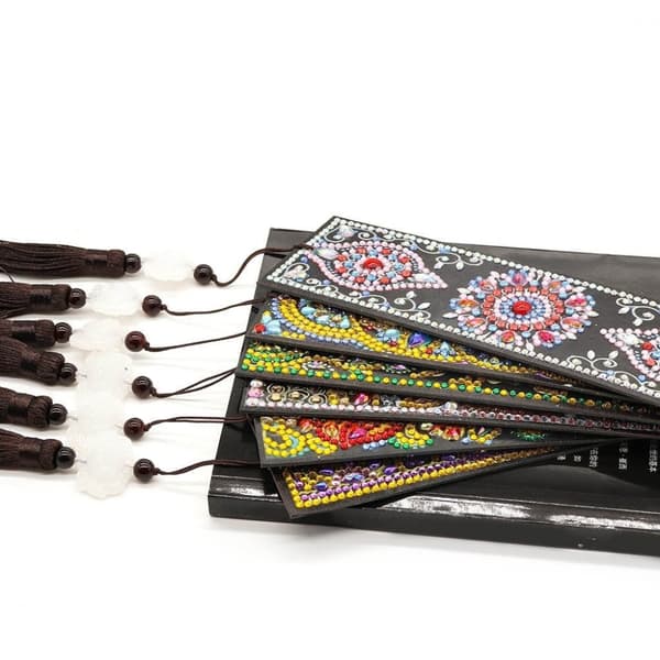 Diamantbroderi Bokmärke Bokmärken Set om 2 - Ornament
