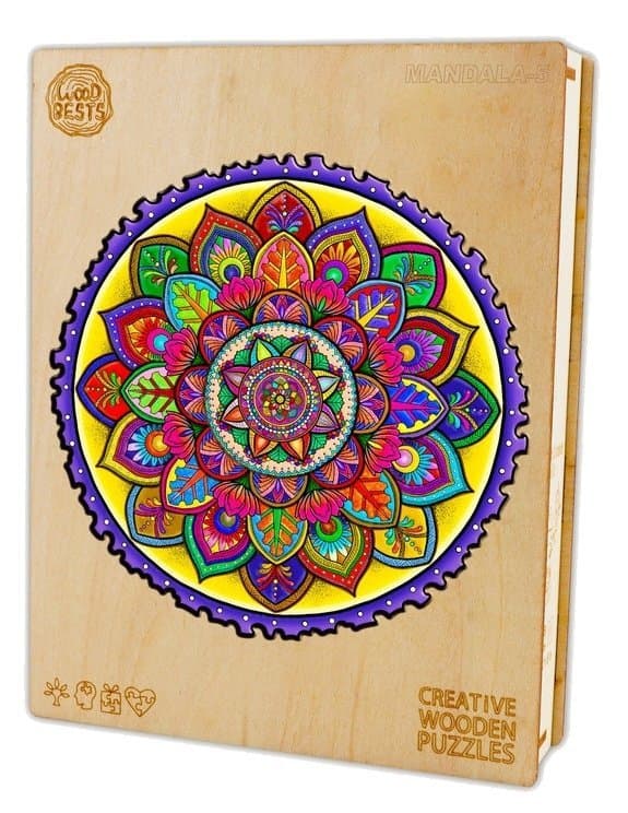 Puinen palapeli Mandala Zen M