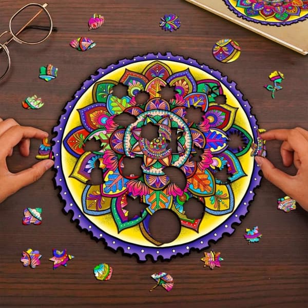 Puinen palapeli Mandala Zen M