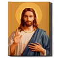 Pikkukuva 4 / 10: Numeroiden mukaan maalaussarja Jeesus Kristus 40x50