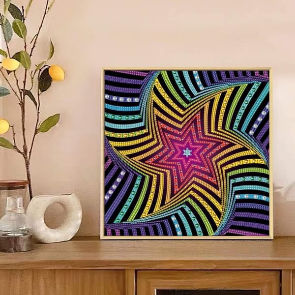 Diamantbroderi Diamantillusion 30x30 cm