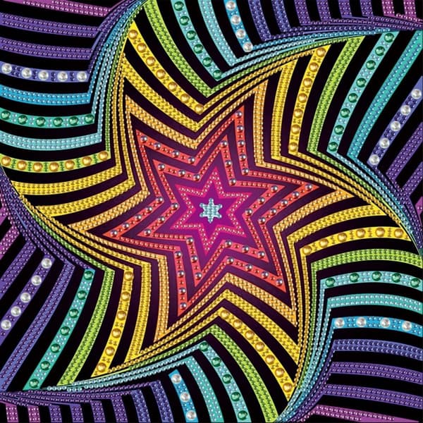Diamantbroderi Diamantillusion 30x30 cm
