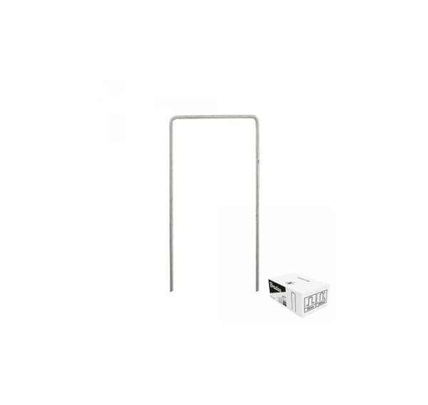 Galvaniseret metalstift i form af "U" bredde 7cm / højde 20cm