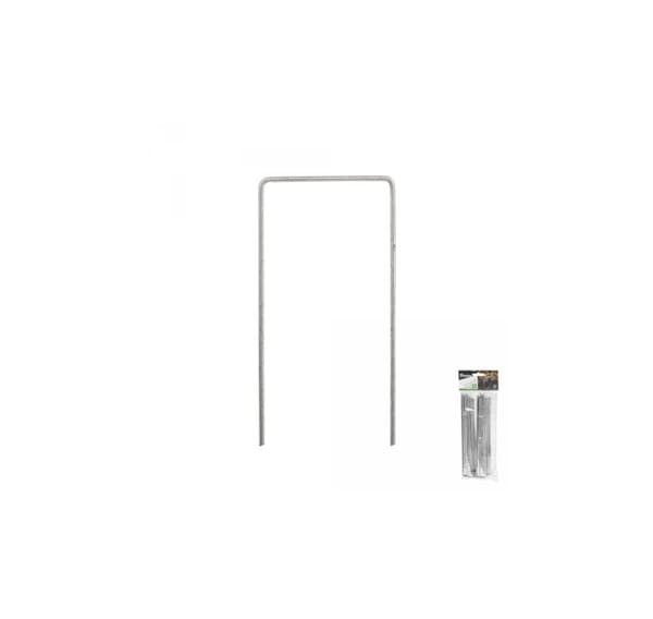 Galvaniserad metallstift i form av "U" bredd 7cm / höjd 20cm