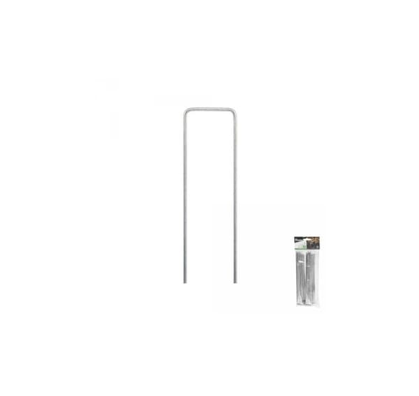 Galvanized metal pin in the shape of "U" width 3cm / height 20cm
