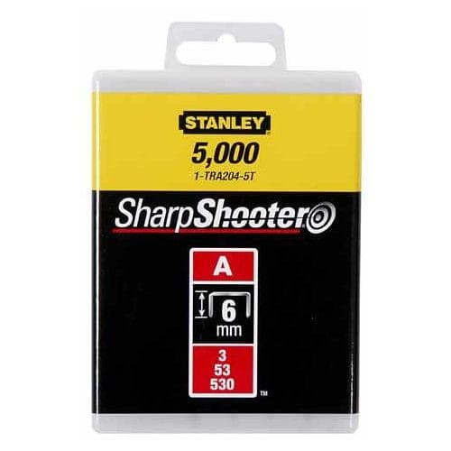 STANLEY HÆFTEKLAMPER A 6 mm 5000 STK.