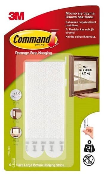 3M picture hanging strips Command L