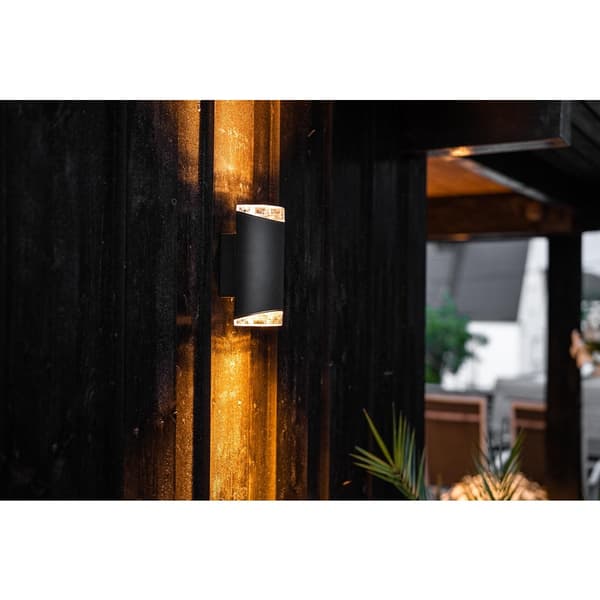 Namron Moby vegglampe dobbel GU10 sort
