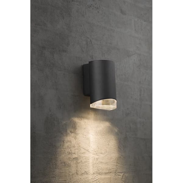 Namron Moby vegglampe enkel GU10 sort