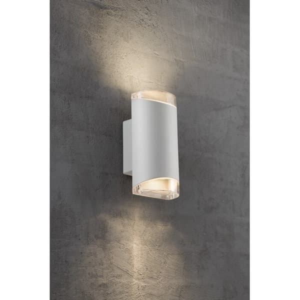 Namron Moby vegglampe dobbel GU10 hvit