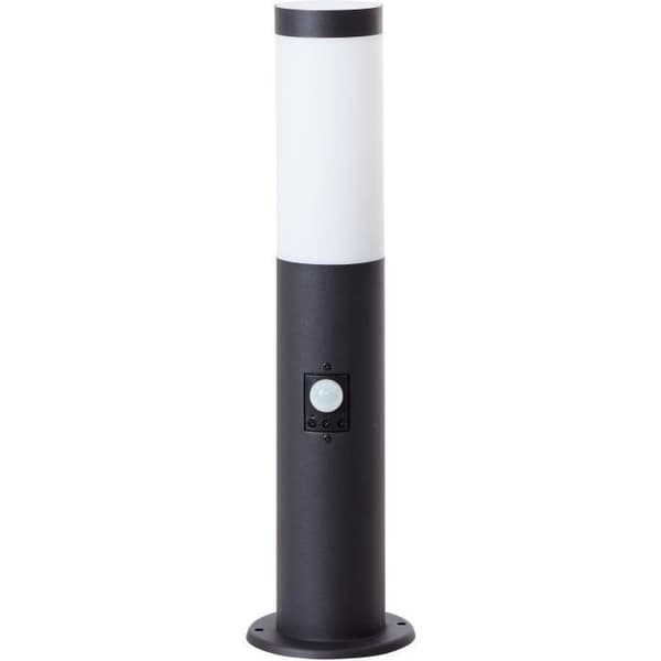 BRILLIANT - DODY Utomhuspollare - sensor ingår - svart färg - metall/plast E27 LED 1x10W