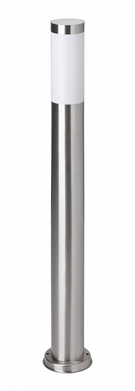 BRILLIANT lampa Chorus golvlampa utomhus rostfritt stål | 1x A60, E27, 20W, lämplig för normala lampor (ingår ej) | Skala A ++ till E | IP-skyddsklass