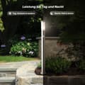 Miniatyrbild 5 av 9: BRILLIANT lampa Chorus golvlampa utomhus rörelsedetektor rostfritt stål | 1x A60, E27, 20W, lämplig för normala lampor (ingår ej) | Skala A ++ till E