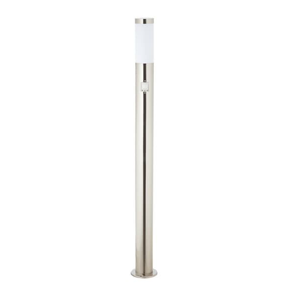 BRILLIANT lampa Chorus golvlampa utomhus rörelsedetektor rostfritt stål | 1x A60, E27, 20W, lämplig för normala lampor (ingår ej) | Skala A ++ till E