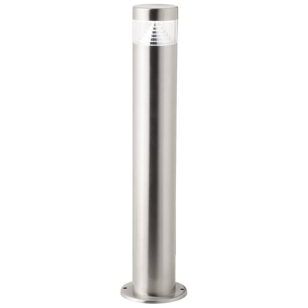 BRILLIANT lampe Avon LED udendørs piedestal lys 50 cm rustfrit stål | 1x 6W LED integreret (SMD), (180lm, 6500K) | Skala A ++ til E | IP beskyttelsesk