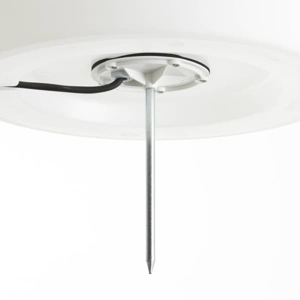 BRILLIANT lampe Udendørs havelampe 60 cm hvid | 1x A60, E27, 60W, gf normale lamper n, Ent, | Inklusiv stik | IP beskyttelsesklasse: 44 - stænkbeskytt