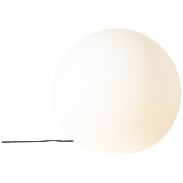 BRILLIANT lampe Udendørs havelampe 60 cm hvid | 1x A60, E27, 60W, gf normale lamper n, Ent, | Inklusiv stik | IP beskyttelsesklasse: 44 - stænkbeskytt