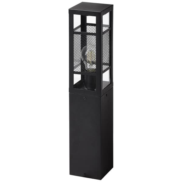 BRILLIANT lamppu, Getta ulkojalkalamppu 50cm musta, metalli/muovi, 1x A60, E27, 40W, vakiolamput (ei sisälly), A ++