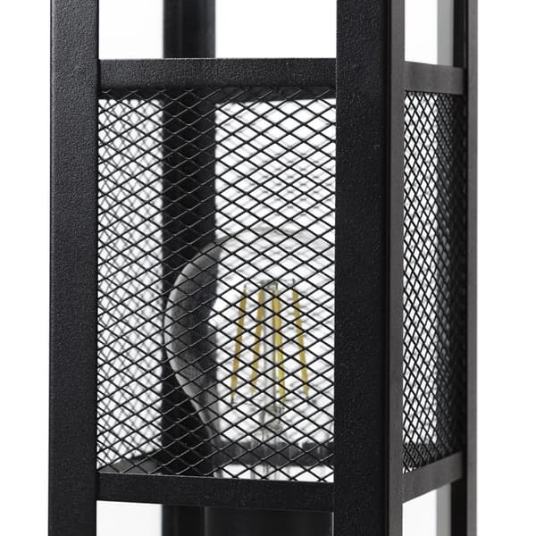 BRILLIANT lamppu, Getta ulkojalkalamppu 50cm musta, metalli/muovi, 1x A60, E27, 40W, vakiolamput (ei sisälly), A ++