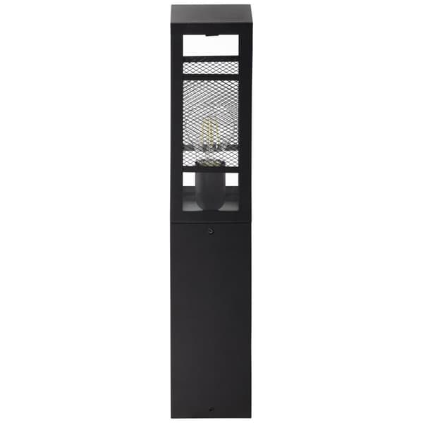 BRILLIANT lamppu, Getta ulkojalkalamppu 50cm musta, metalli/muovi, 1x A60, E27, 40W, vakiolamput (ei sisälly), A ++