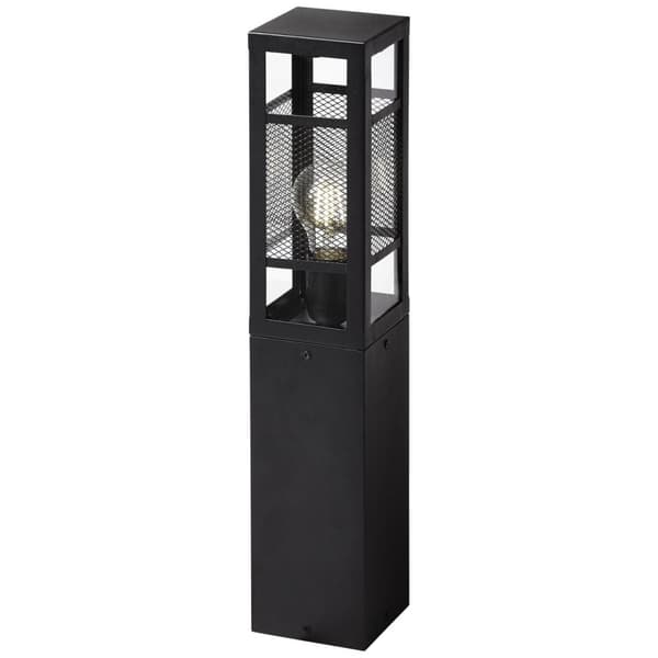 BRILLIANT lamppu, Getta ulkojalkalamppu 50cm musta, metalli/muovi, 1x A60, E27, 40W, vakiolamput (ei sisälly), A ++