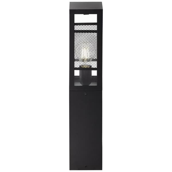 BRILLIANT lampe, Getta udendørs baselampe 50cm sort, metal/plastik, 1x A60, E27, 40W, standard lamper (medfølger ikke), A++