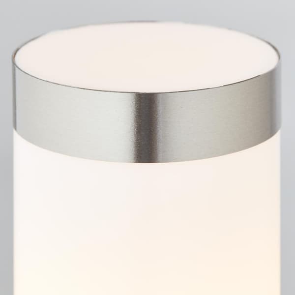 BRILLIANT lampe, Leigh udendørs gulvlampe 80cm bevægelsesdetektor rustfrit stål, 1x A60, E27, 11W, IP beskyttelsesklasse: 44 - stænksikker