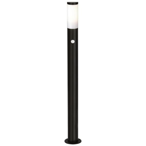 BRILLIANT lampa Dody utomhuspostljus rörelsedetektor svart | 1x A60, E27, 20W, lämplig för normala lampor (ingår ej)