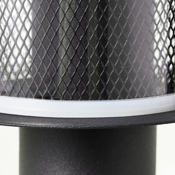 Brilliant Detroit utomhuspelarlampa 40cm mattsvart Metall, plast   1x A60, E27, 20 W, lämplig för normal lampa (ingår ej)
