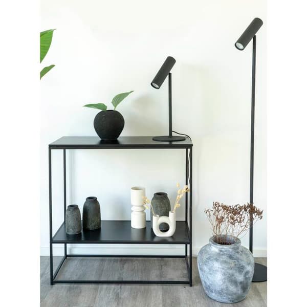 House Nordic LED golvlampa Lia svart 442792