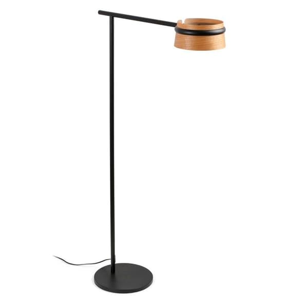 Golvlampa - Faro Barcelona - Loop LED-golvlampa (6W) Svart