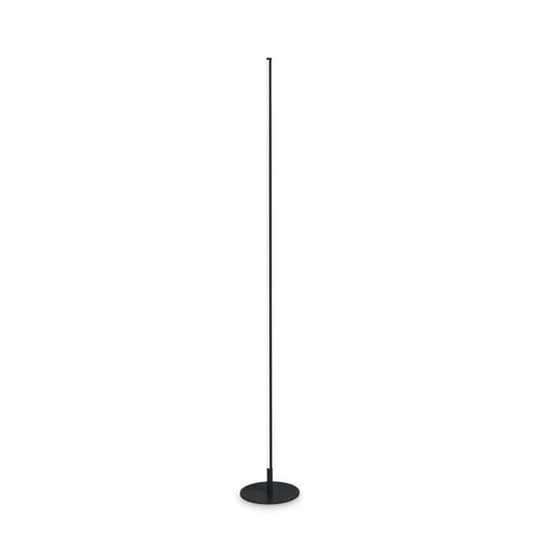 Svart integrerad LED dekorativ golvlampa, 3000K