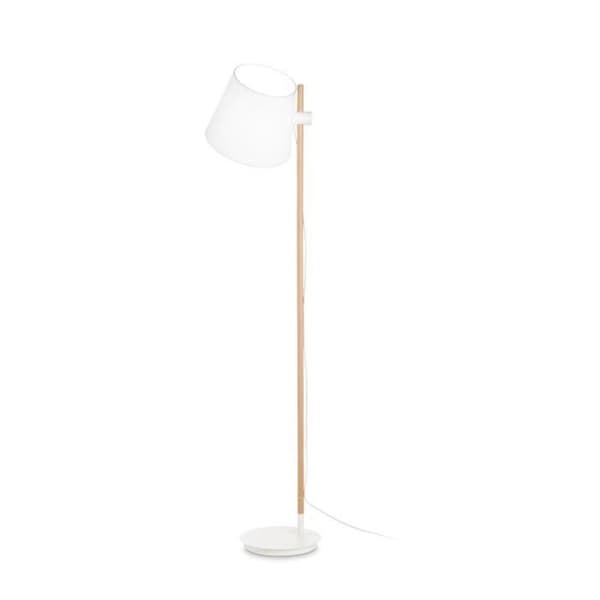 Lampstativ - Ideal Lux - AXEL - Konisk Skärm - Vit - E27 - 168 cm