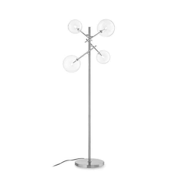 Golvlampa - Ideal Lux - EQUINOXE - 4 flera armar - Krom - Modern design