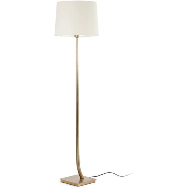 REM, golvlampa, Faro Barcelona Beige, brons