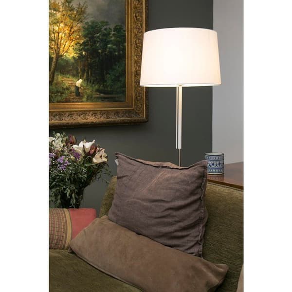 Golvlampa-VOLTA-E27 20W -VIT - FARO
