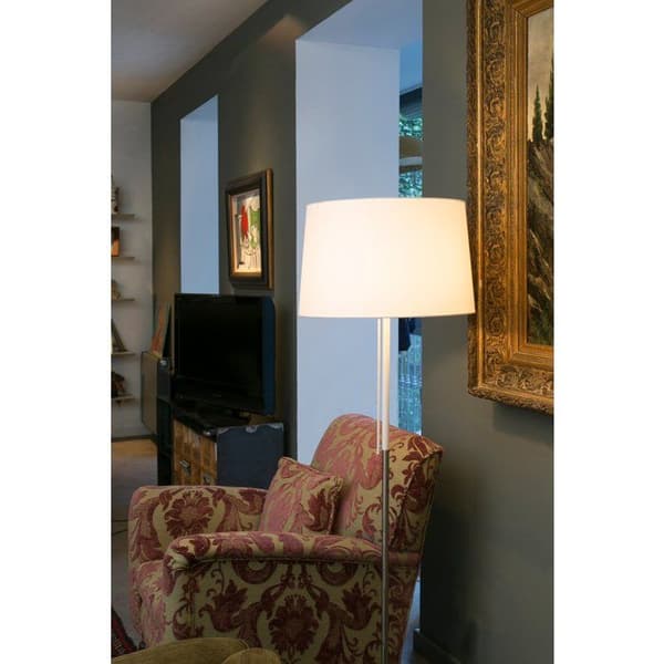 Golvlampa-VOLTA-E27 20W -VIT - FARO