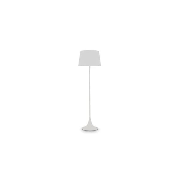 Golvlampa - IDEAL LUX - LONDON - Metall - Tyg - Vit