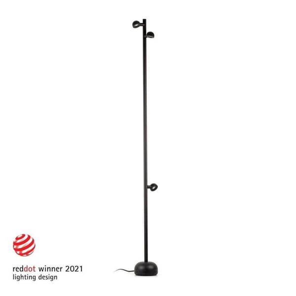 Golvlampa - FARO - BROT - Integrerad LED - Multi Arm - Svart - 2700K Svart