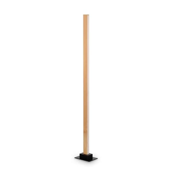 Ideal Lux CRAFT Integrerad dimbar LED-golvlampa i trä, integrerad strömbrytare, 3000K