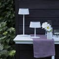 Miniatyrbild 3 av 6: Utomhusbordslampa - BRILJANT - PICCO - LED och solenergi - Metall och plast - 5 W - Vit